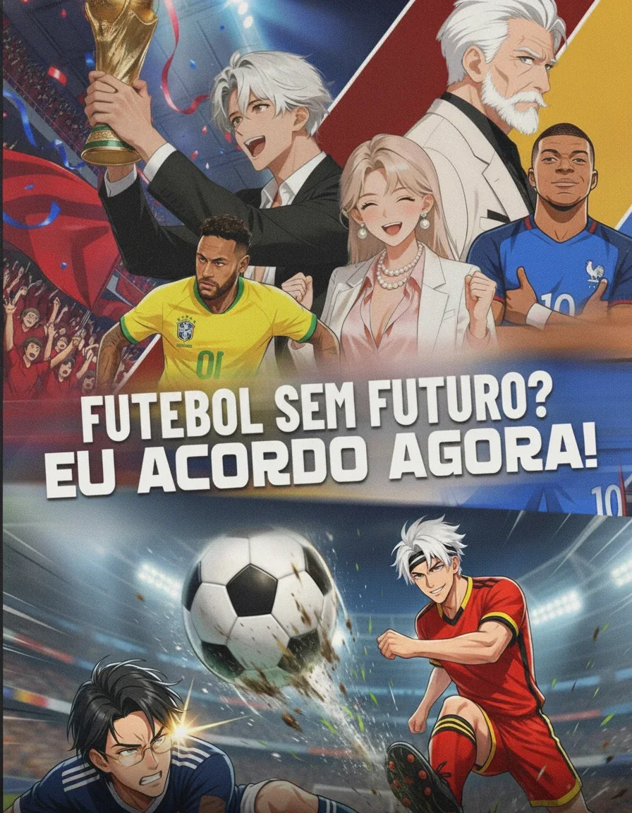 Pôster de Futebol Sem Futuro? Eu Acordo Agora!