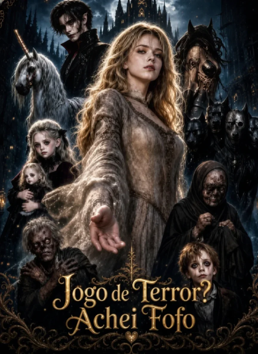 Pôster de Jogo de Terror? Achei Fofo